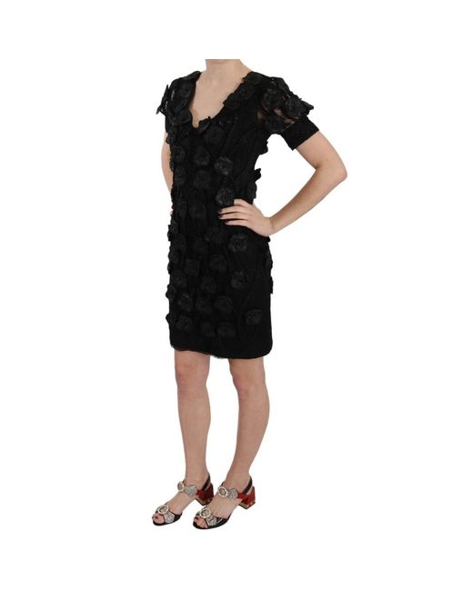 John Richmond Black Short Dresses