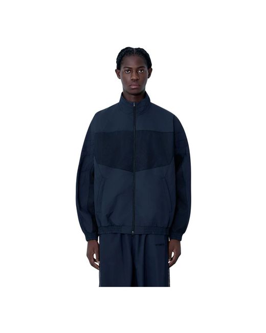 Vetements Mesh Panel Trainingsjack in het Blue voor heren