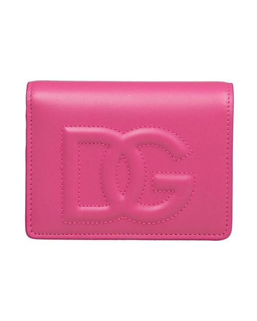 Wallets & cardholders di Dolce & Gabbana in Pink