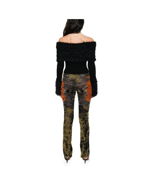 Jean Paul Gaultier Black Round-Neck Knitwear