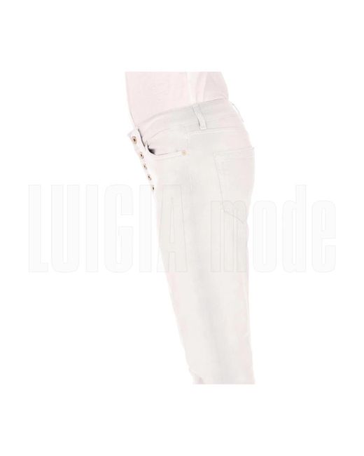 Jeans > cropped jeans Dondup en coloris Pink