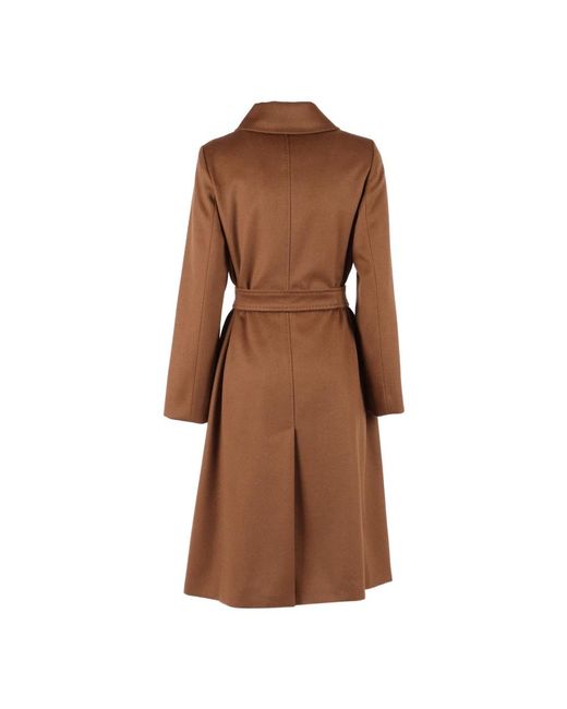 Max Mara Bcollag Coat in het Brown