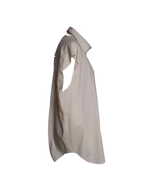 Erika Cavallini Semi Couture Gray Shirts