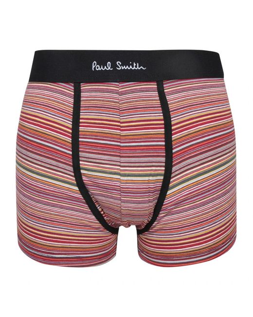 Paul Smith Ondergoed ,Veelkleurig ,Katoen Comfort Boxer Met Levendig Ontwerp in het Pink voor heren