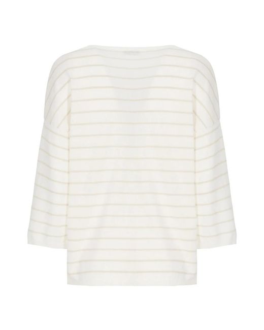 Kangra White Cashmere Knitwear