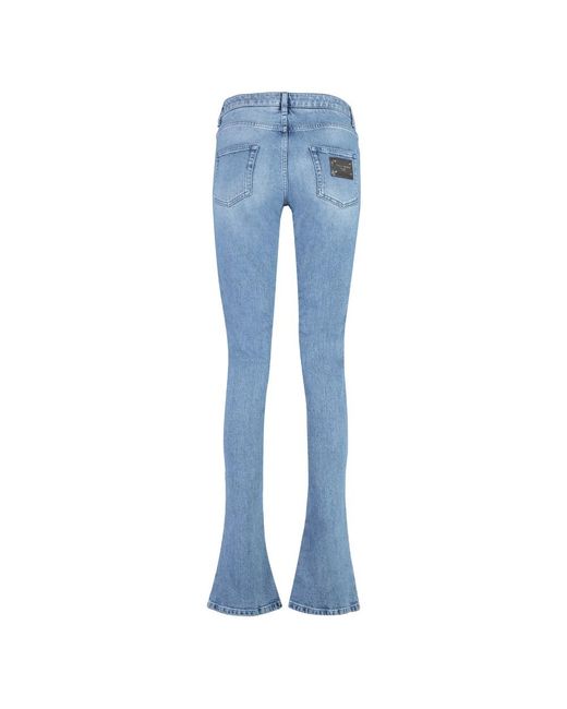 Dolce & Gabbana Blue Flare Jeans