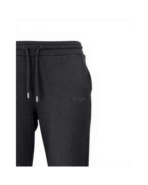 Mc2 Saint Barth Black Sweatpants for men