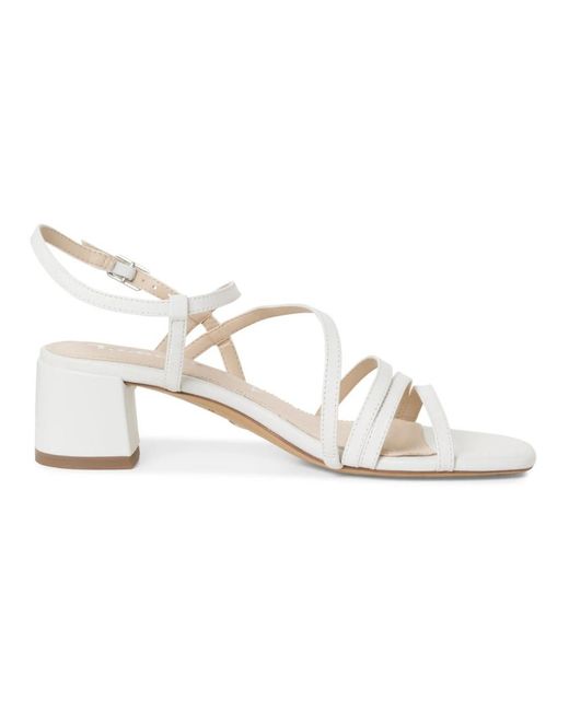 Tamaris White High Heel Sandals