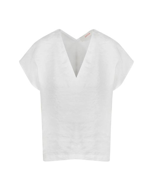 Jucca White Blouses