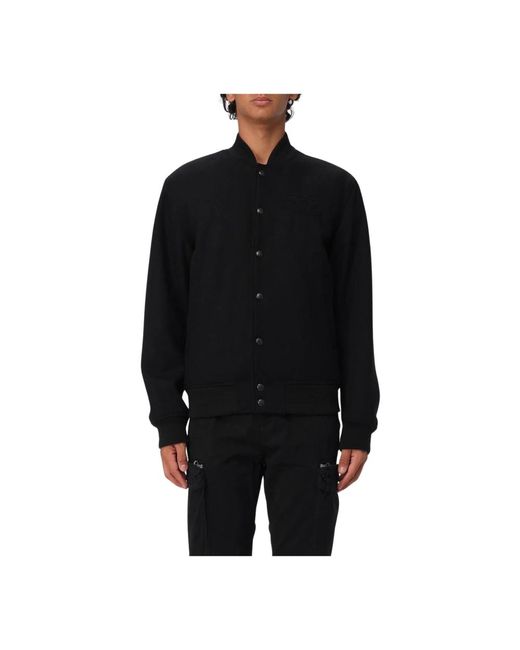 DIESEL Black Bomber Jackets for men