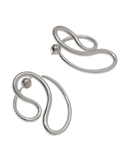 Panconesi P Continua Earrings in het Metallic