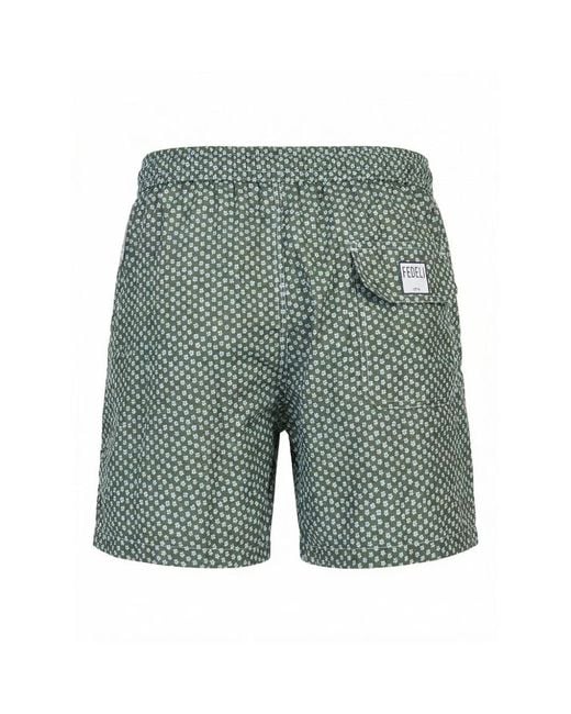 Fedeli Gray Beachwear for men