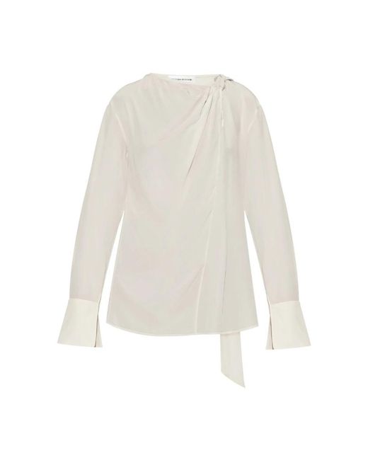 Victoria Beckham White Blouses