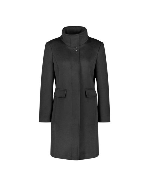 Single-Breasted Coats Gerry Weber de color Black