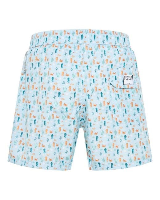 Beachwear di Fedeli in Blue da Uomo