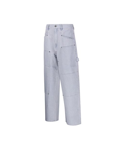 Isabel Marant Blue Straight Fit Jeans