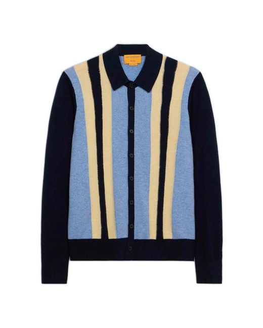 Guest In Residence Blue Cashmere Knitwear for men