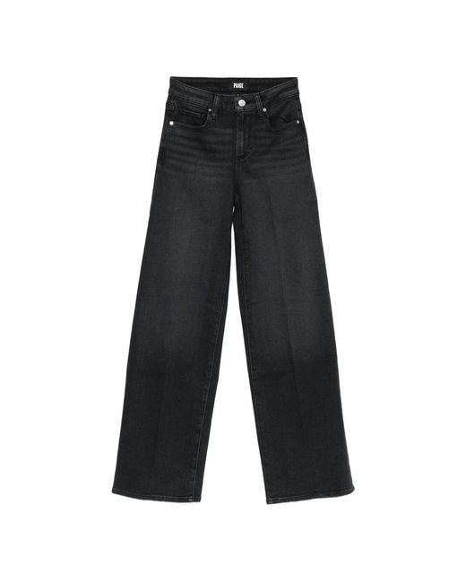 PAIGE Gray Straight Jeans
