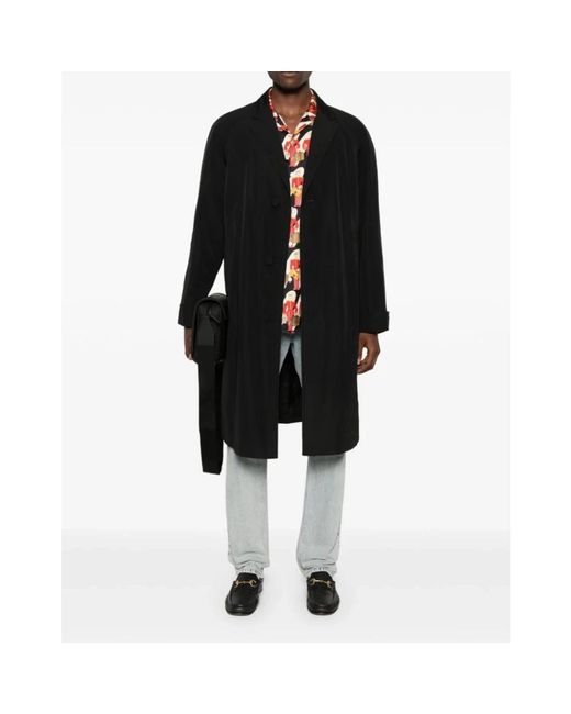 Gucci Enkelrijige Jas Van Wolmix in het Black voor heren