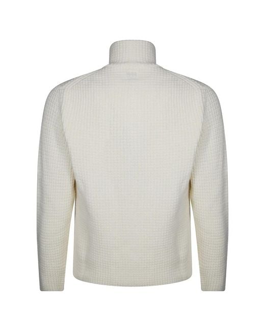 C P Company Lamswol Crew Neck Gebreide Trui in het Gray voor heren