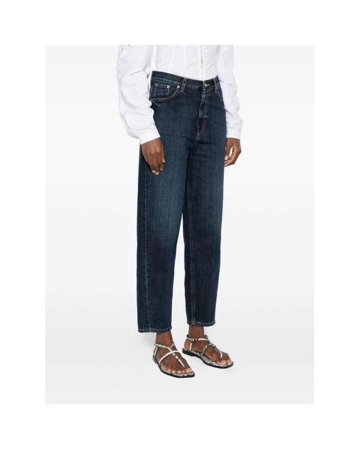 Dondup Blue Loose Fit Jeans