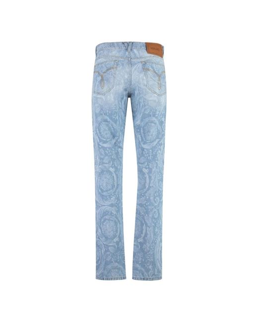 Versace Straight Jeans in het Blue voor heren