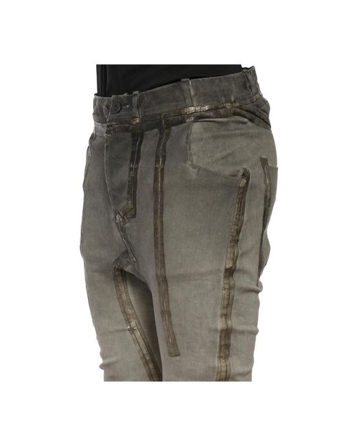 Boris Bidjan Saberi Black Slim-Fit Trousers for men