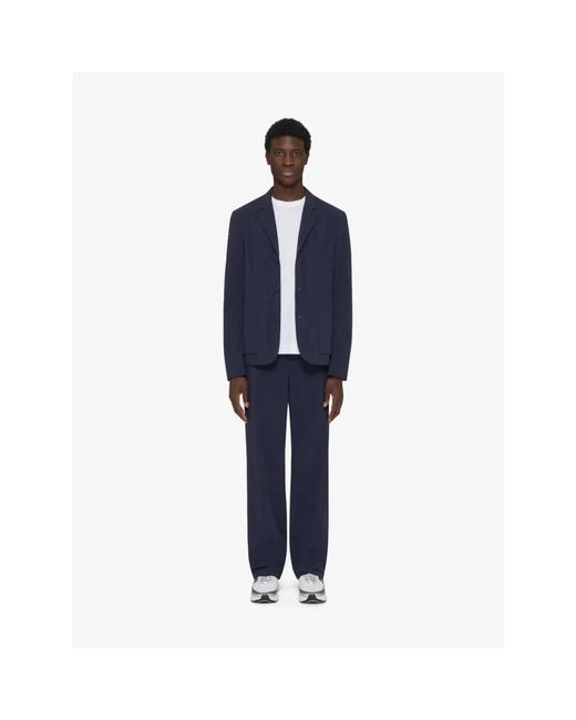 Givenchy Blue Straight Trousers for men