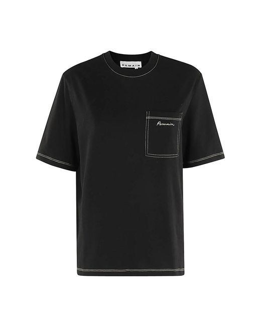 Tops > t-shirts REMAIN Birger Christensen en coloris Black