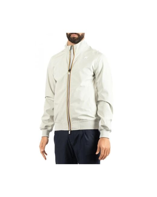 K-Way White Light Jackets for men