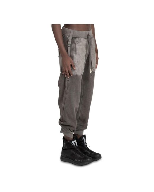 Trousers > sweatpants Boris Bidjan Saberi pour homme en coloris Gray