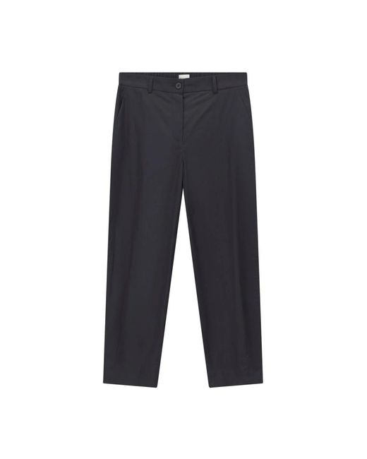 Straight Trousers Seductive de color Blue