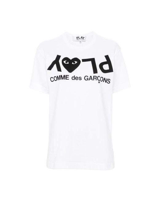 Comme des Garçons White T-Shirts
