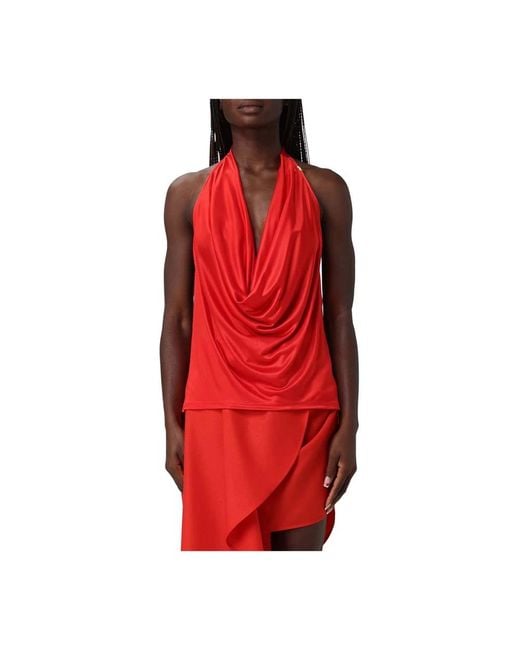 Elisabetta Franchi Red Blouses