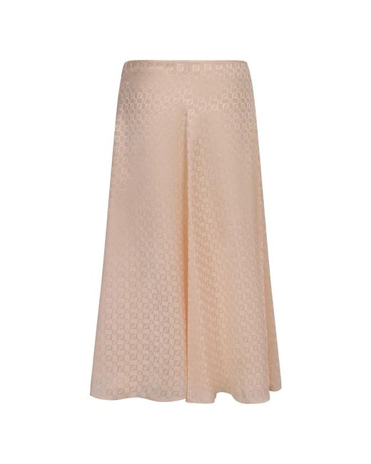 Fendi Midi Skirts in het Brown