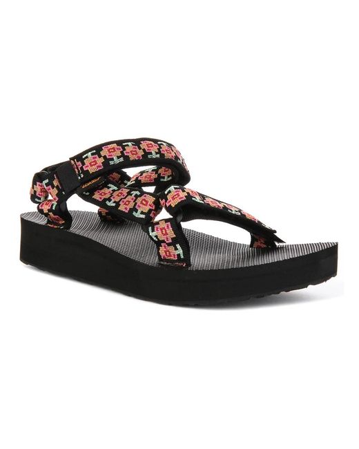 Teva Brown Flat Sandals