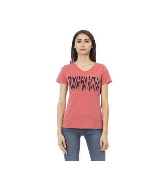 Trussardi Red T-Shirts