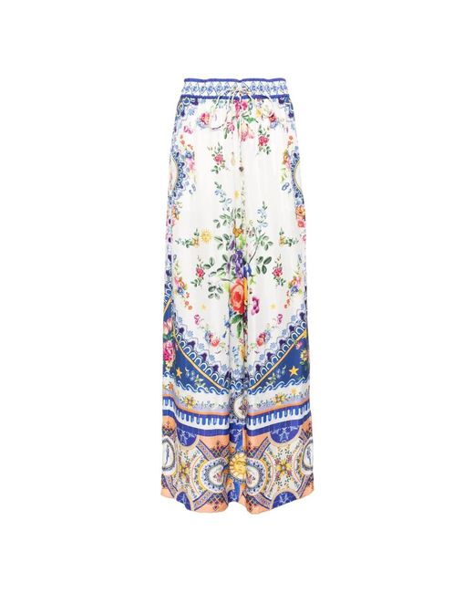 Camilla Blue Wide Trousers
