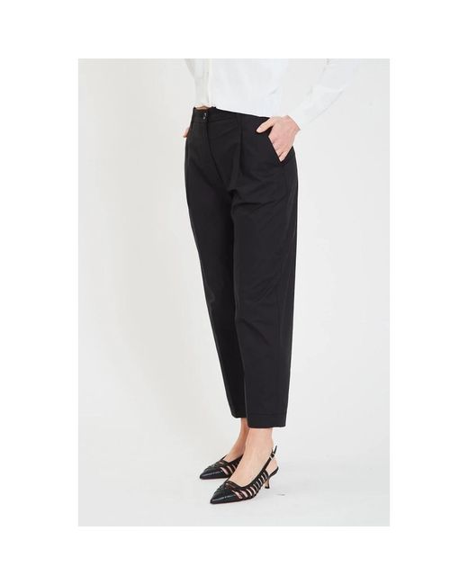 Nine:inthe:morning Black Cropped Trousers