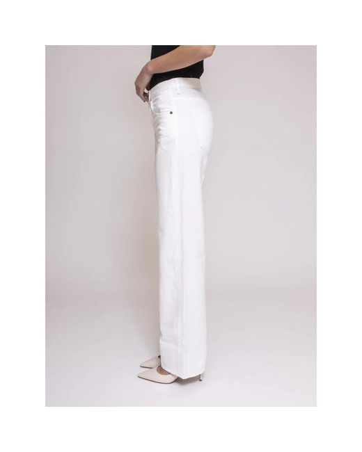 Dondup White Straight Fit Jeans