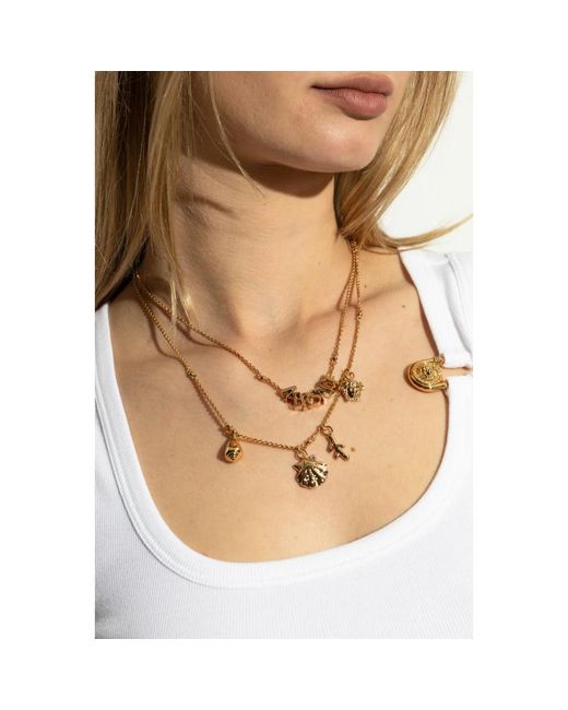 Necklaces Versace en coloris Metallic