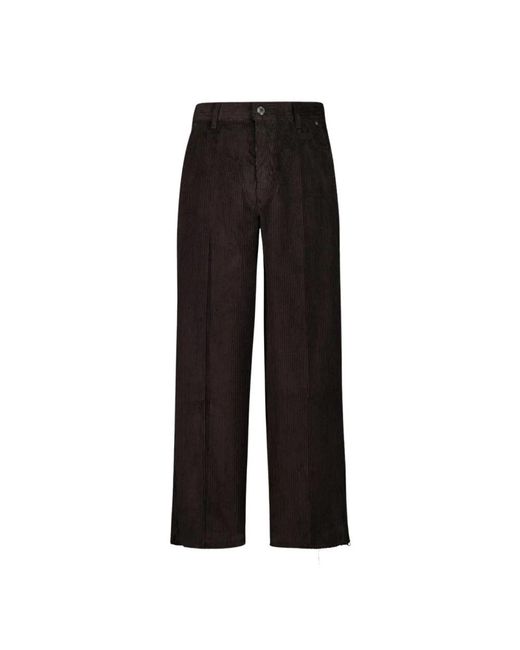 AMI Black Wide Trousers for men