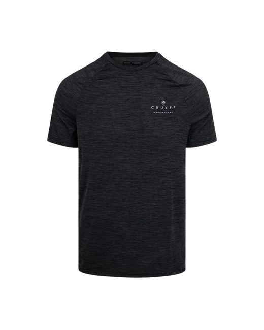 Cruyff Dunkelgraues space t-shirt in Black für Herren