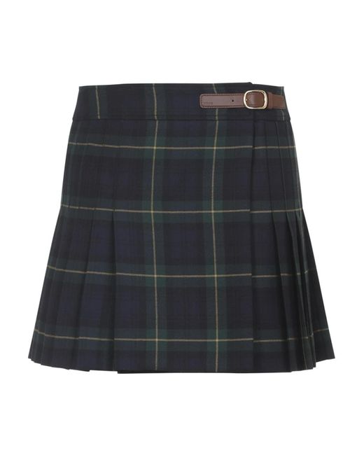 Céline Kilt Mini Rok in het Black