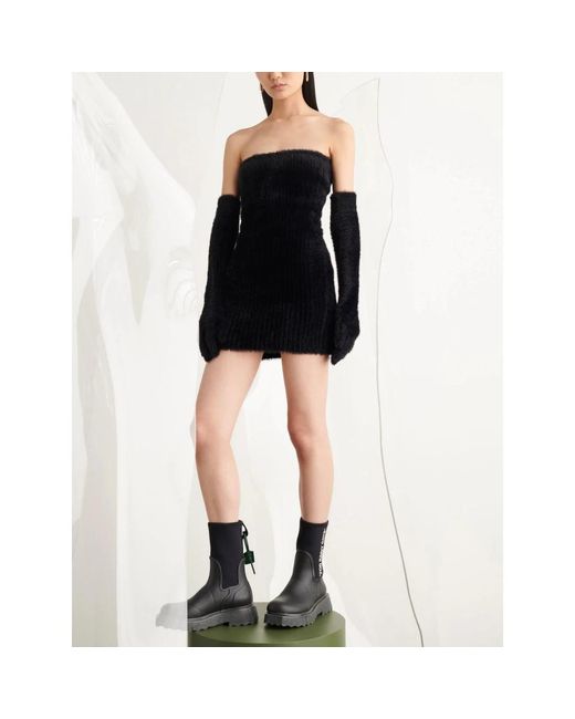 Off-White c/o Virgil Abloh Black Short Dresses