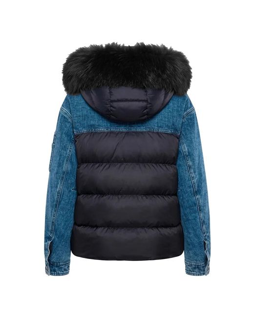 Winter Jackets Moorer de color Blue