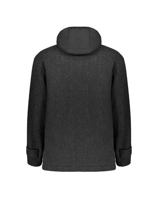 Winter Jackets Herno de hombre de color Black