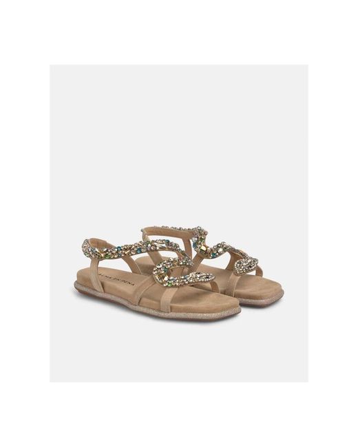 Flat Sandals di Alma En Pena. in Natural