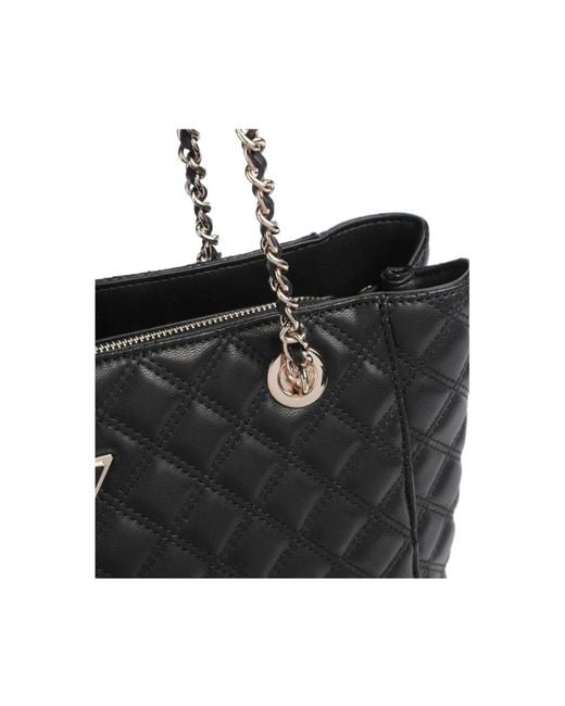 Guess Black Tote Bags