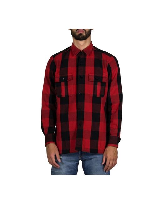 Bagutta Red Casual Shirts for men